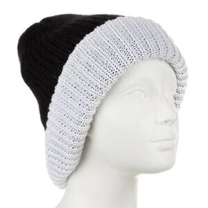 Eugenia Kim Two-Tone Angora Beanie Hat w/Tags. Brand New.